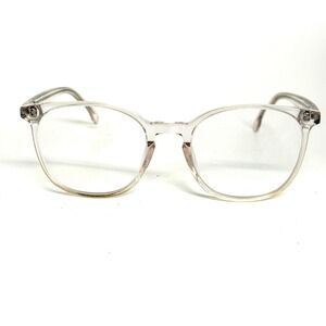 Firmoo Clear Acetate Eyeglasses Frames 51-20-145 C11 Transparent Round Square‎